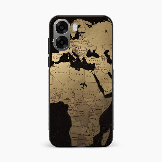 World Map Oppo K14x 5G Back Cover