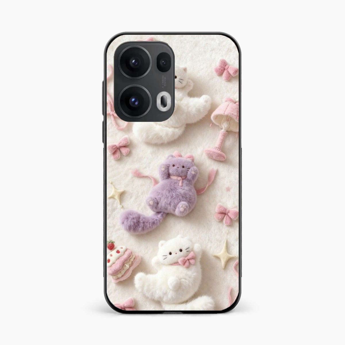 Fluffy Kitty Oppo Reno 13 Pro 5G Back Cover