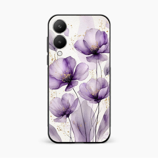 Lavender Bloom Elegance Vivo Y28 5G Back Cover