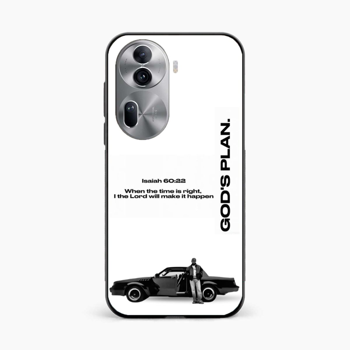 Faith Quote Minimal Oppo Reno 11 Pro Back Cover