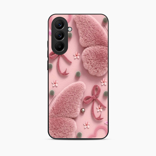 Dreamy Pink Plush Samsung A57 5g Back Cover