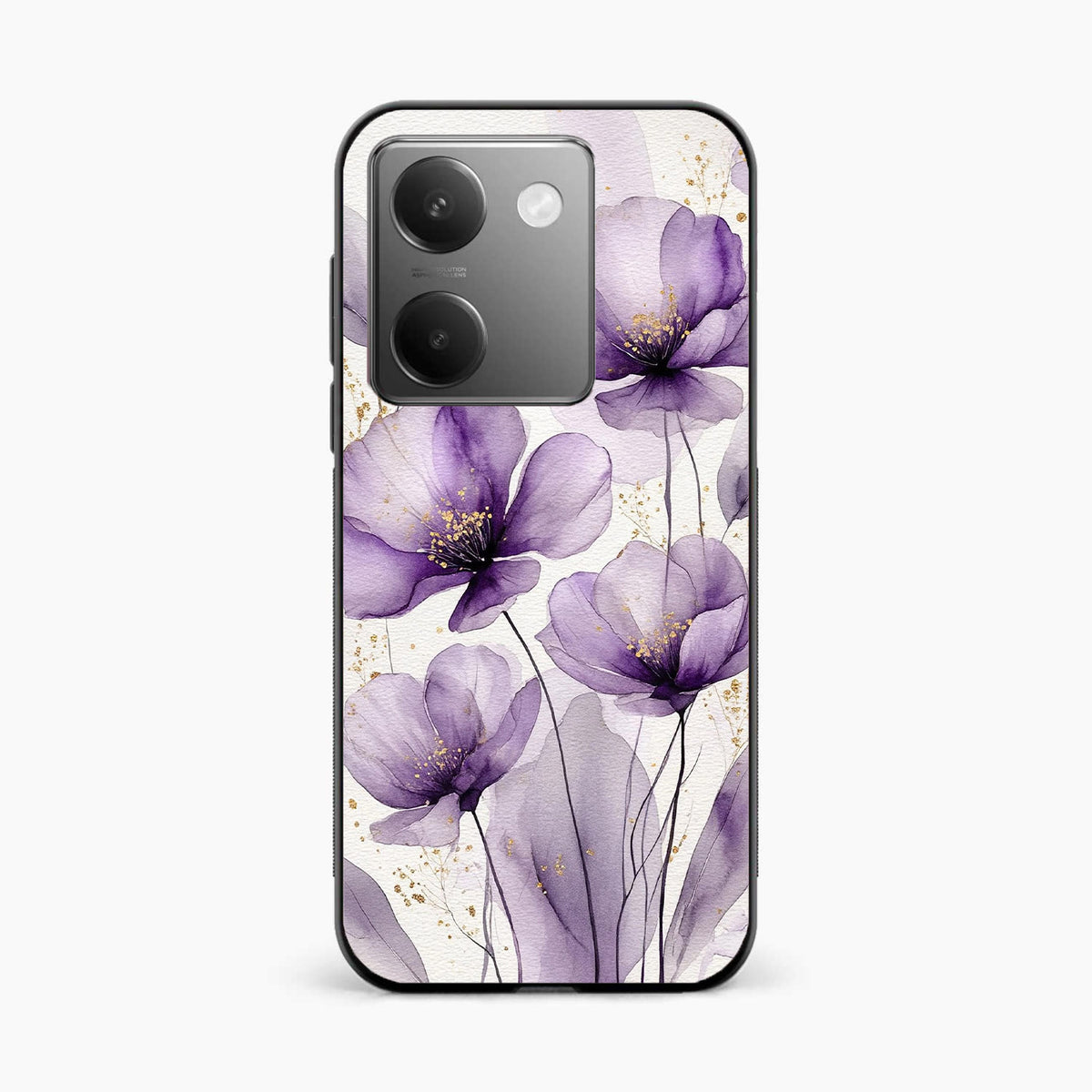 Lavender Bloom Elegance Vivo Y200 Pro 5G Back Cover