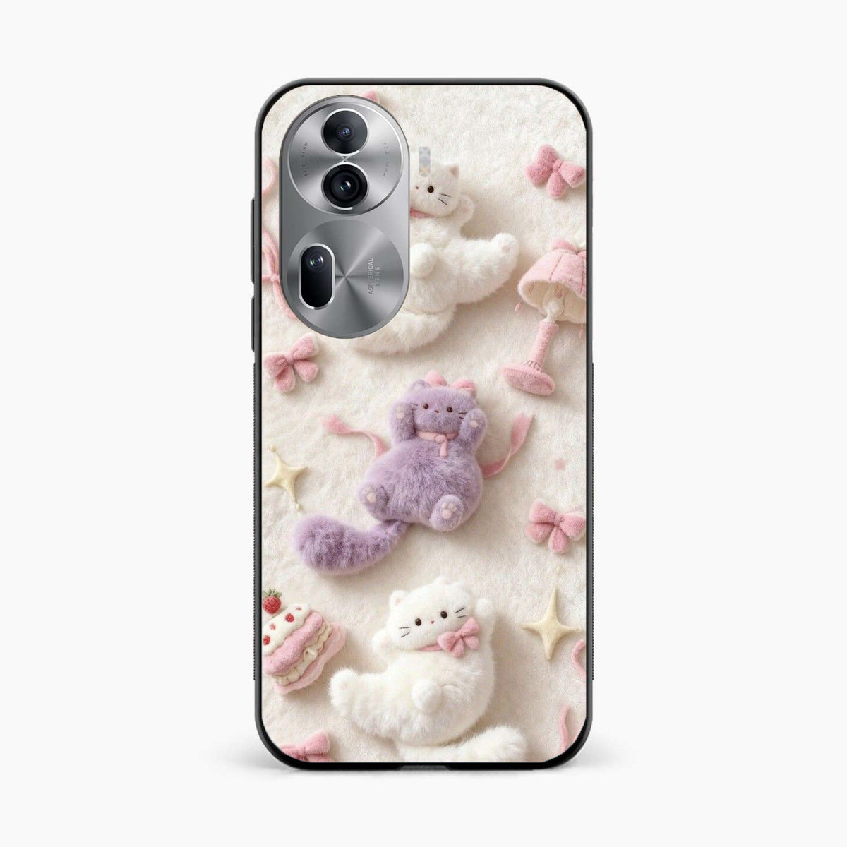 Fluffy Kitty Oppo Reno 11 Pro Back Cover