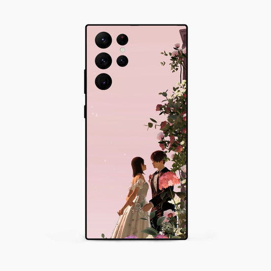 Romantic Blossom Couple Samsung S25 Ultra Back Cover