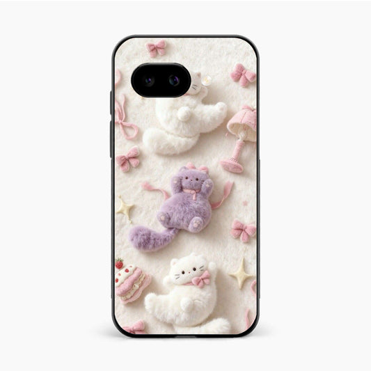Fluffy Kitty Google Pixel 9A Back Cover