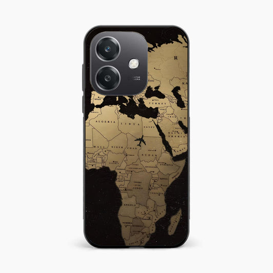 World Map Oppo A3 5G Back Cover