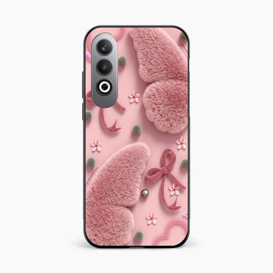 Dreamy Pink Plush Oppo K12x 5G Back Cover