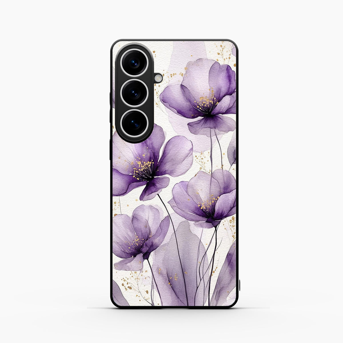 Lavender Bloom Elegance Samsung S26 Back Covers