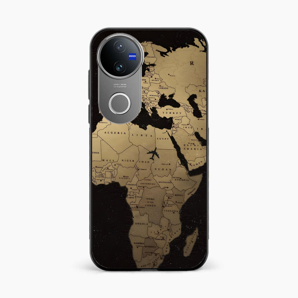World Map Vivo V50 5G Back Cover