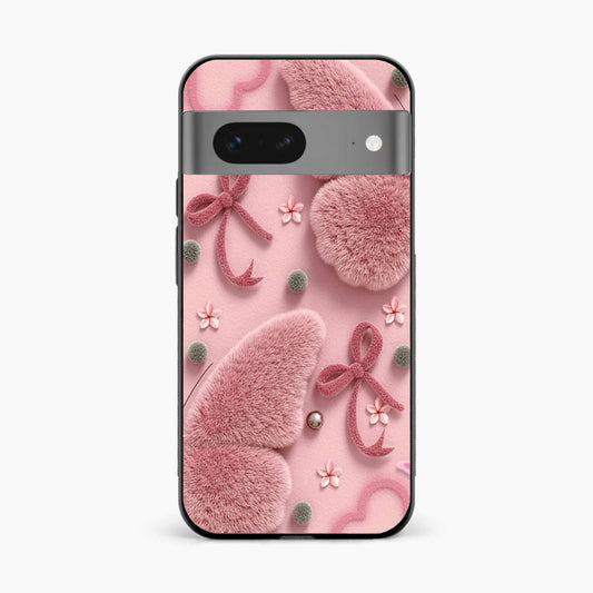 Dreamy Pink Plush Google Pixel 8 Back Cover
