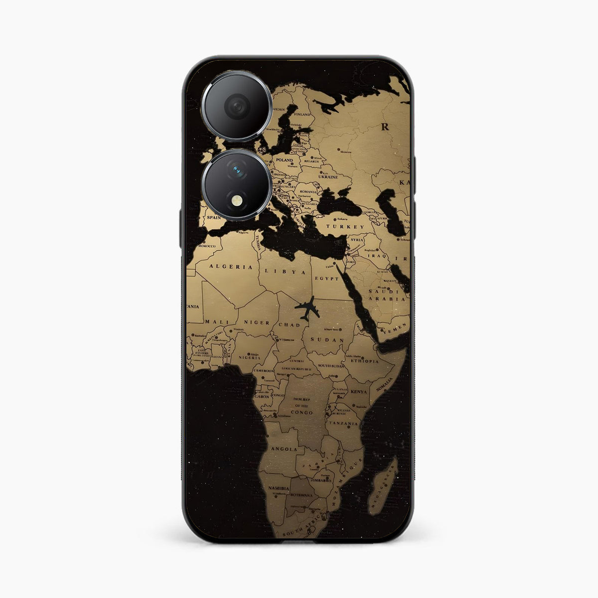 World Map Oppo A78 5G Back Cover