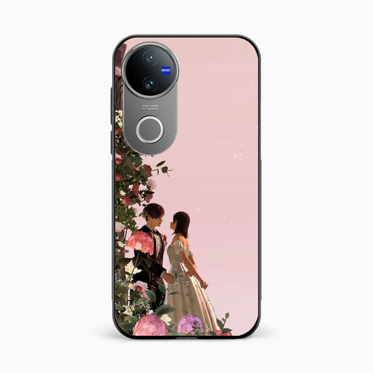 Romantic Blossom Couple Vivo V50e 5G Back Cover