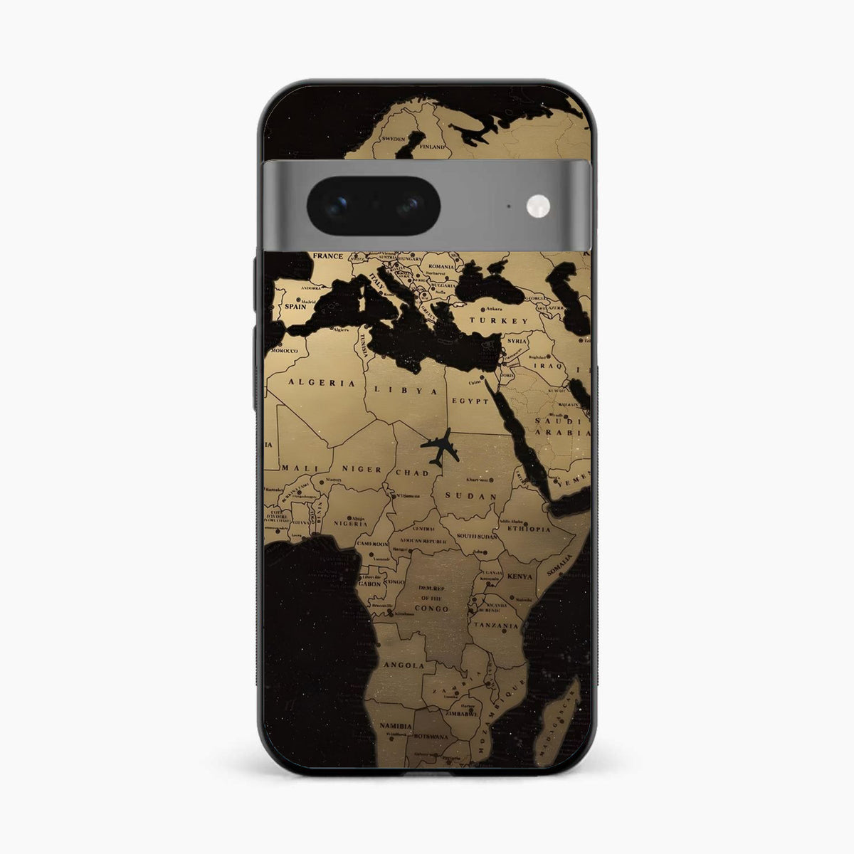 World Map Google Pixel 8 Back Cover