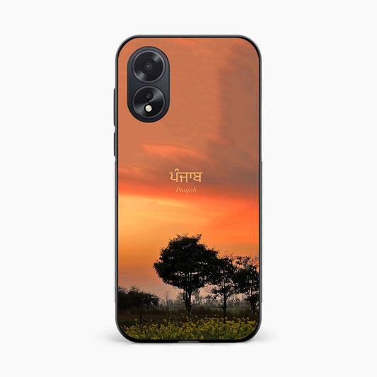 Punjab Nature Sunset Oppo A38 Back Covers