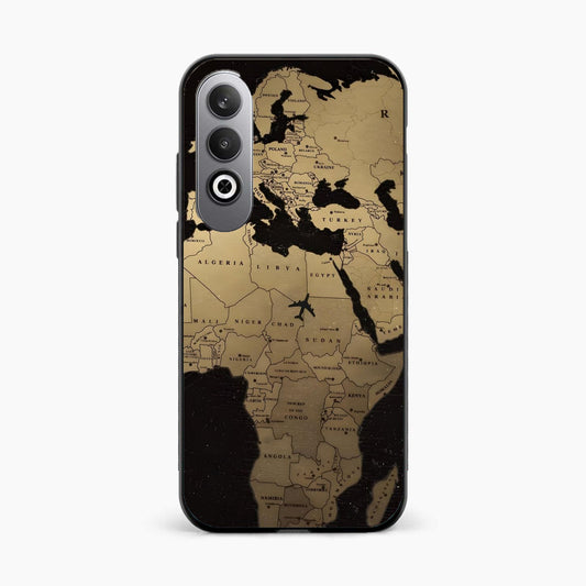 World Map Oppo K12x 5G Back Cover