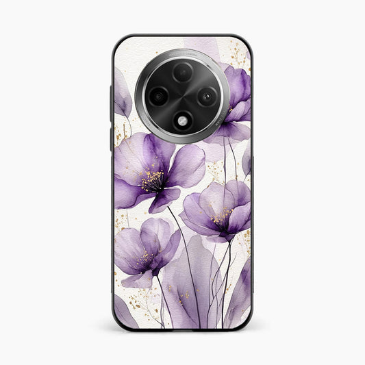 Lavender Bloom Elegance Oppo F27 Pro Plus 5G Back Cover