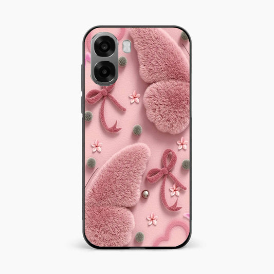 Dreamy Pink Plush Oppo K14x 5G Back Cover