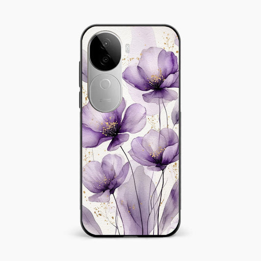 Lavender Bloom Elegance Vivo V40e 5G Back Cover