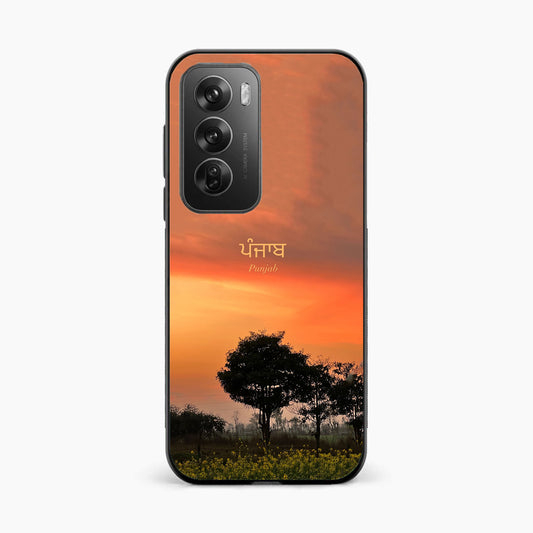 Punjab Nature Sunset Oppo Reno 12 5G Back Cover