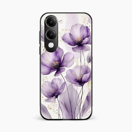 Lavender Bloom Elegance Vivo Y19 5G Back Cover