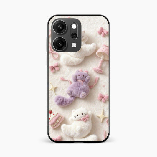 Fluffy Kitty Oppo Reno 14 Pro 5G Back Cover