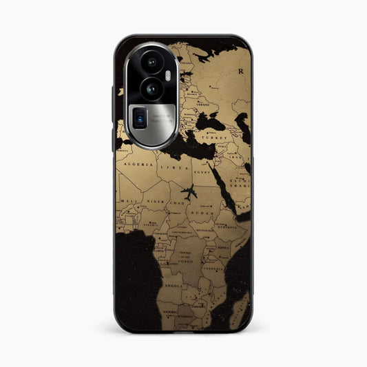 World Map Oppo Reno 10 Pro Plus 5G Back Cover
