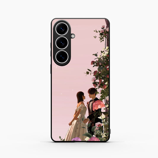 Romantic Blossom Couple Samsung S26 Back Covers