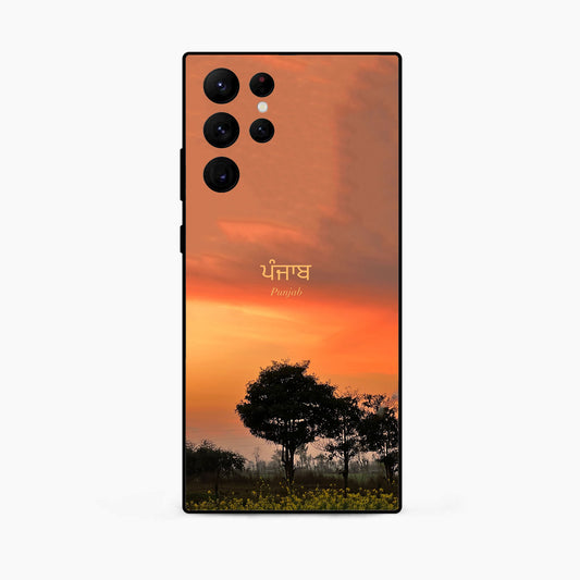Punjab Nature Sunset Samsung S25 Ultra Back Cover
