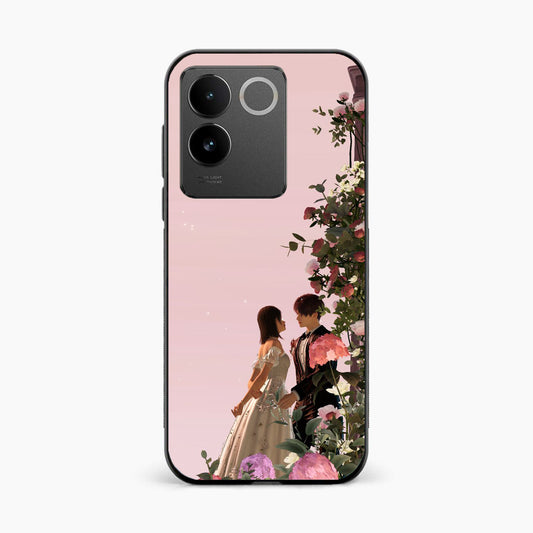 Romantic Blossom Couple Vivo T2 Pro 5G Back Cover