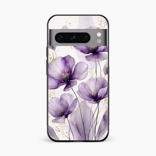 Lavender Bloom Elegance Google Pixel 8 Pro Back Cover