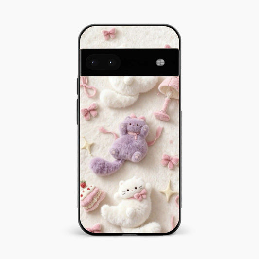 Fluffy Kitty Google Pixel 8A Back Cover