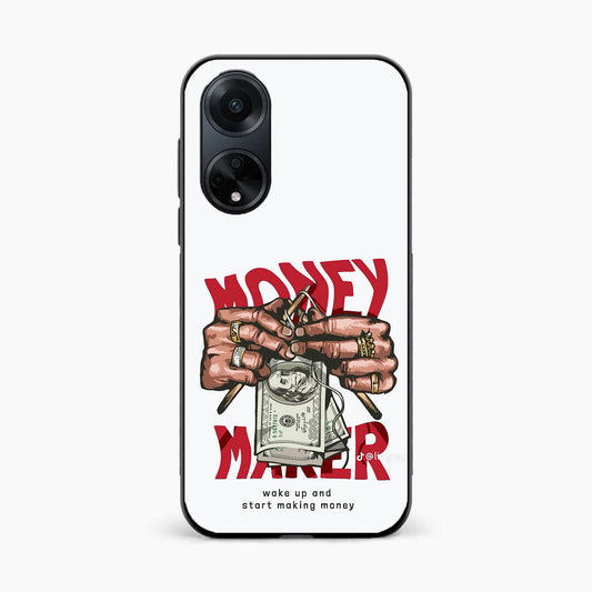 Hustle Money Art Oppo A78 Oppo F23 Back Covers