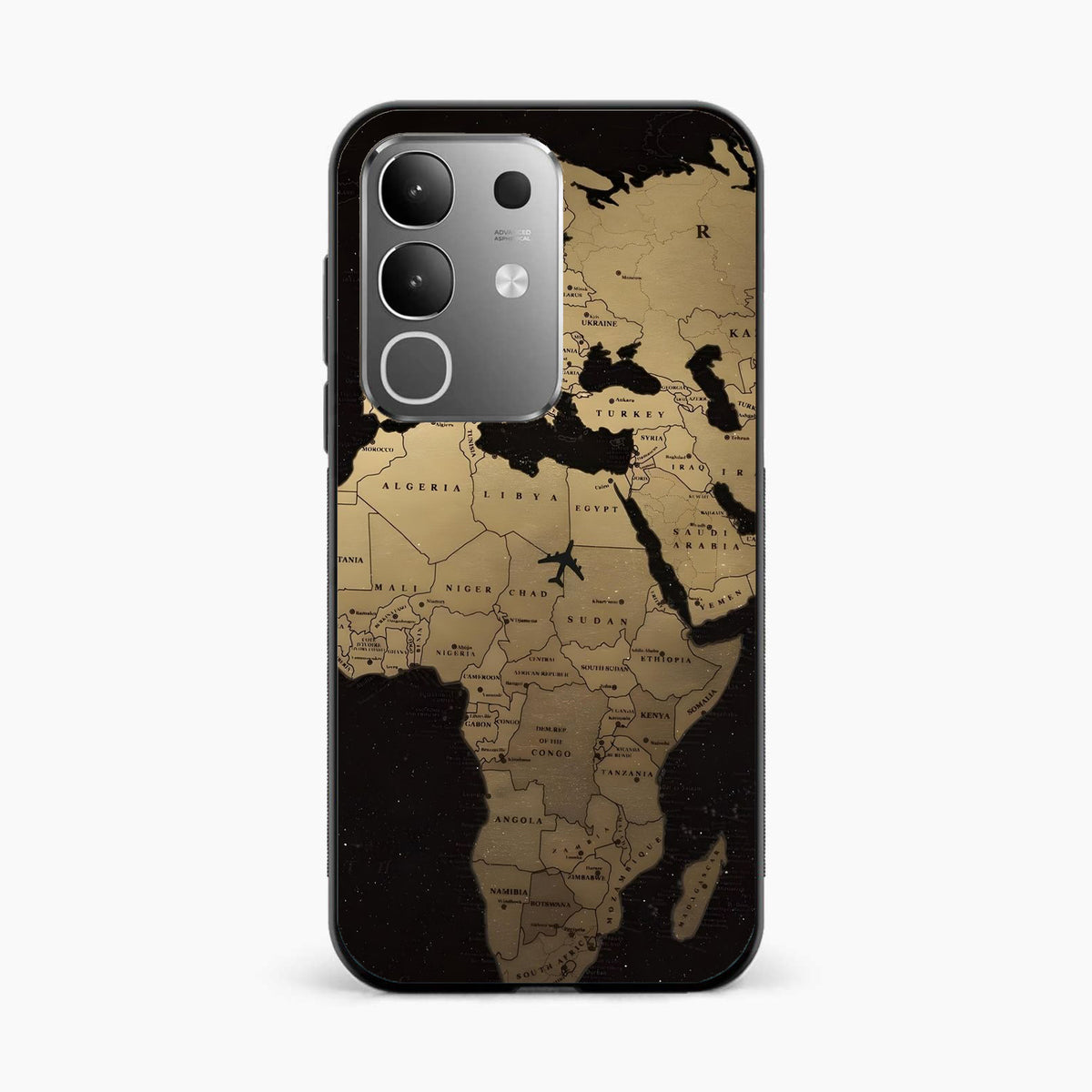 World Map Vivo T4x 5G Back Cover