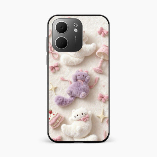 Fluffy Kitty Oppo A5x 5G Back Cover