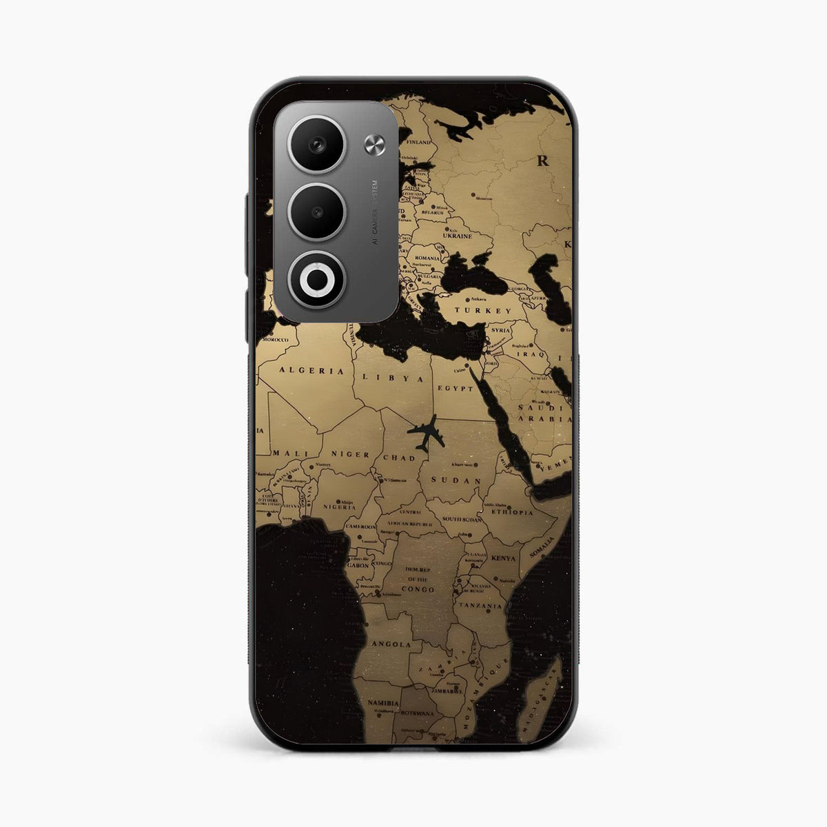 World Map Oppo A5 5G Back Cover