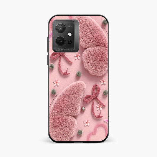 Dreamy Pink Plush Vivo T1 5G Back Cover