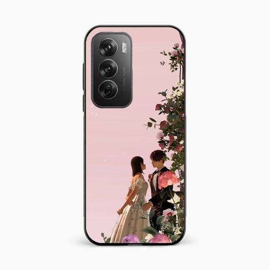 Romantic Blossom Couple Oppo Reno 12 Pro 5G Back Cover