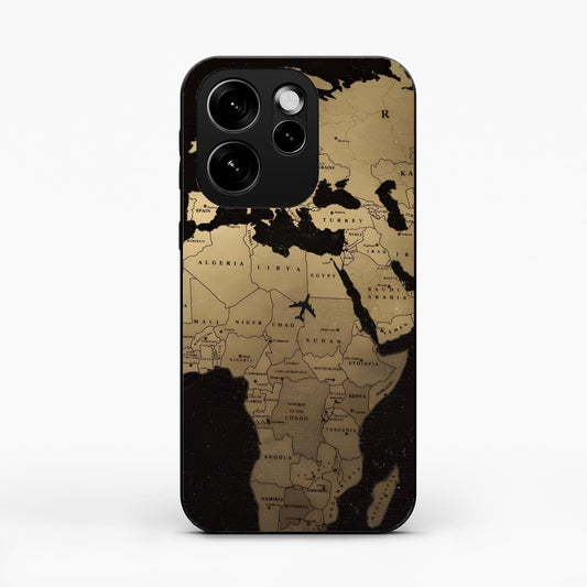 World Map Oppo Reno 15 Pro 5G Back Cover