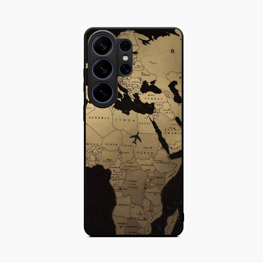 World Map Samsung S26 Ultra Back Cover