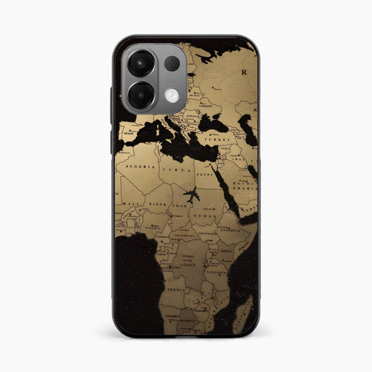 World Map Oppo K13 5G Back Cover