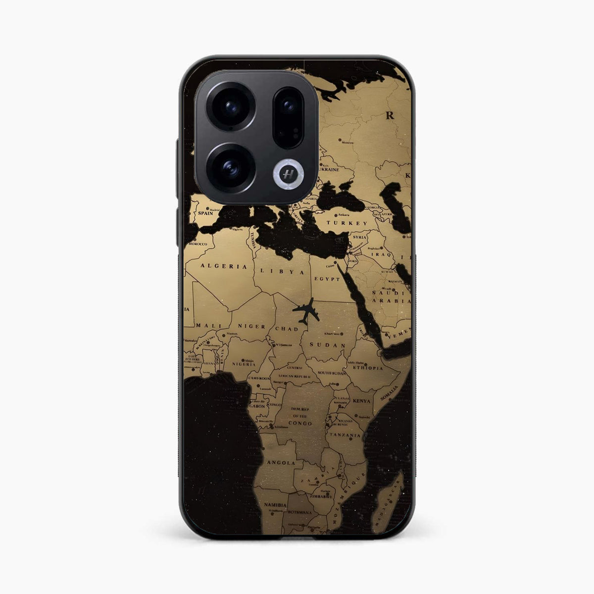World Map Oppo Find X9 5G Back Cover