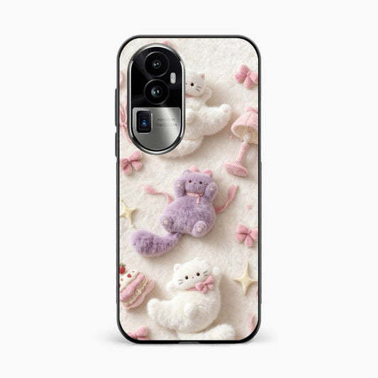 Fluffy Kitty Oppo Reno 10 Pro Plus 5G Back Cover
