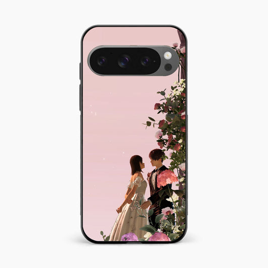 Romantic Blossom Couple Google Pixel 9 Pro Back Cover