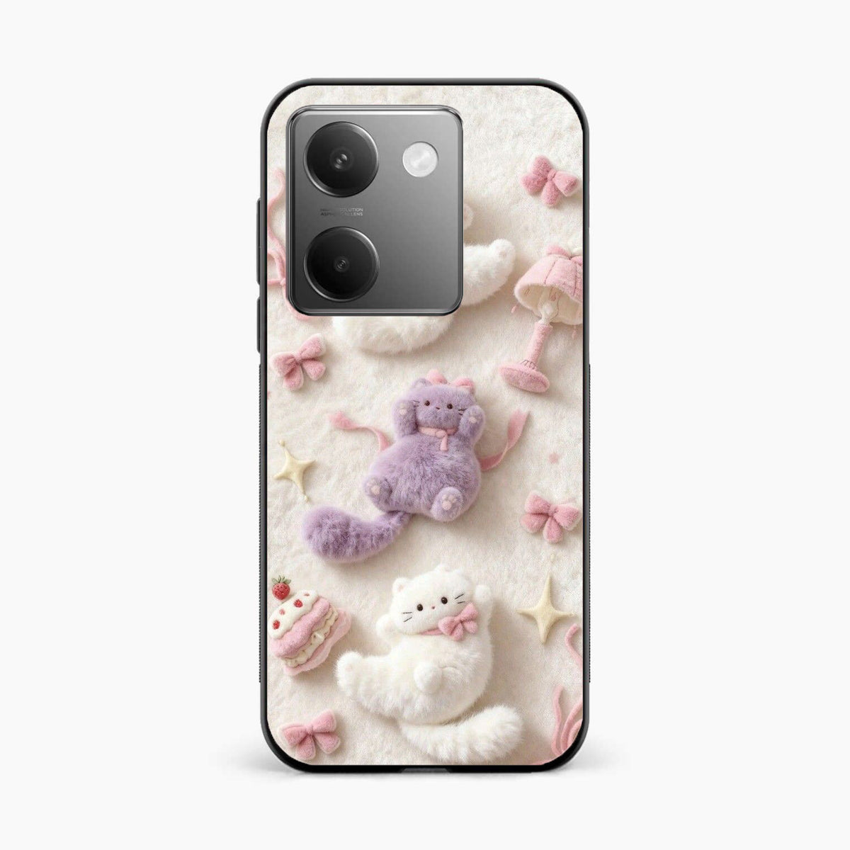 Fluffy Kitty Vivo Y300 Plus 5G Back Cover