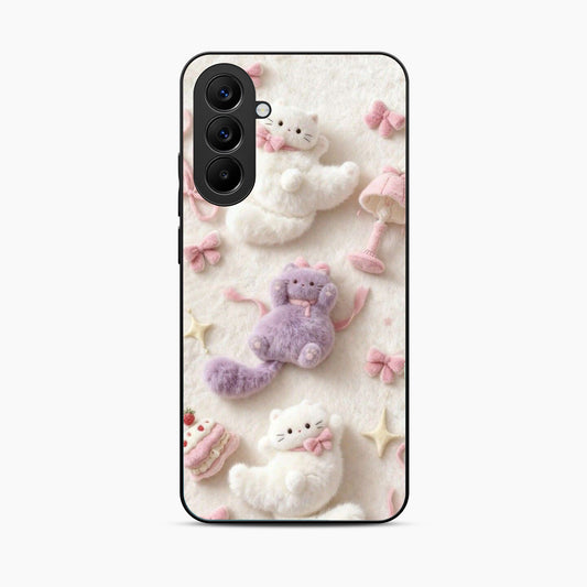 Fluffy Kitty Samsung A57 5g Back Cover