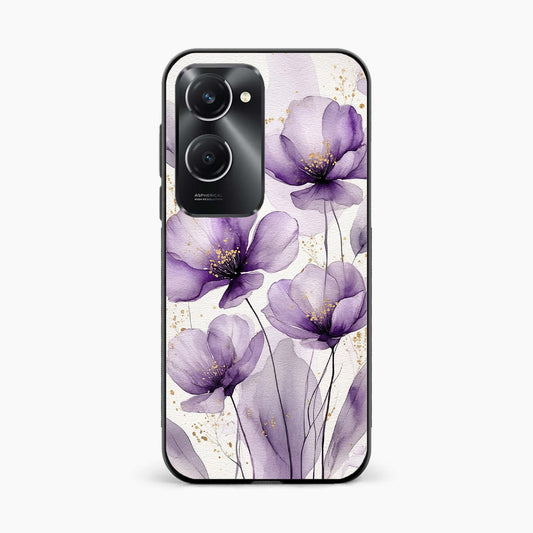 Lavender Bloom Elegance Vivo Y28s 5G Back Cover
