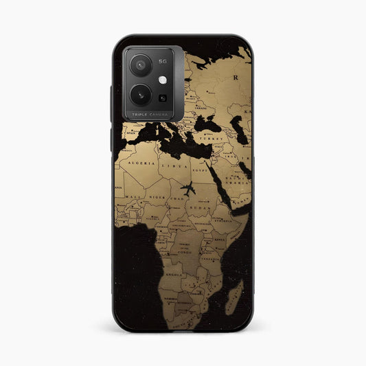 World Map Vivo T1 5G Back Cover