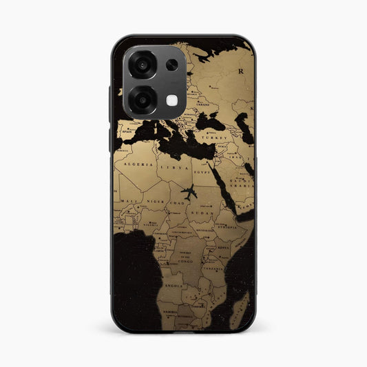 World Map Oppo F31 5G Back Cover