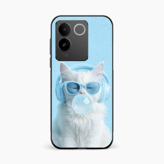 Cute Kitty Music Vibes Vivo T2 Pro 5G Back Cover
