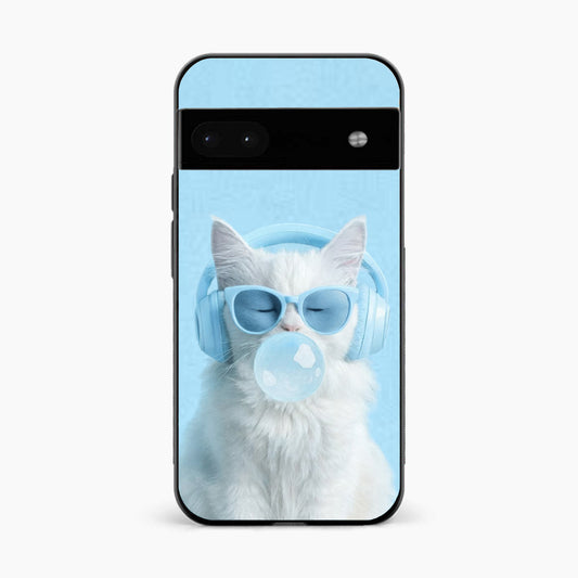 Cute Kitty Music Vibes Google Pixel 8A Back Cover